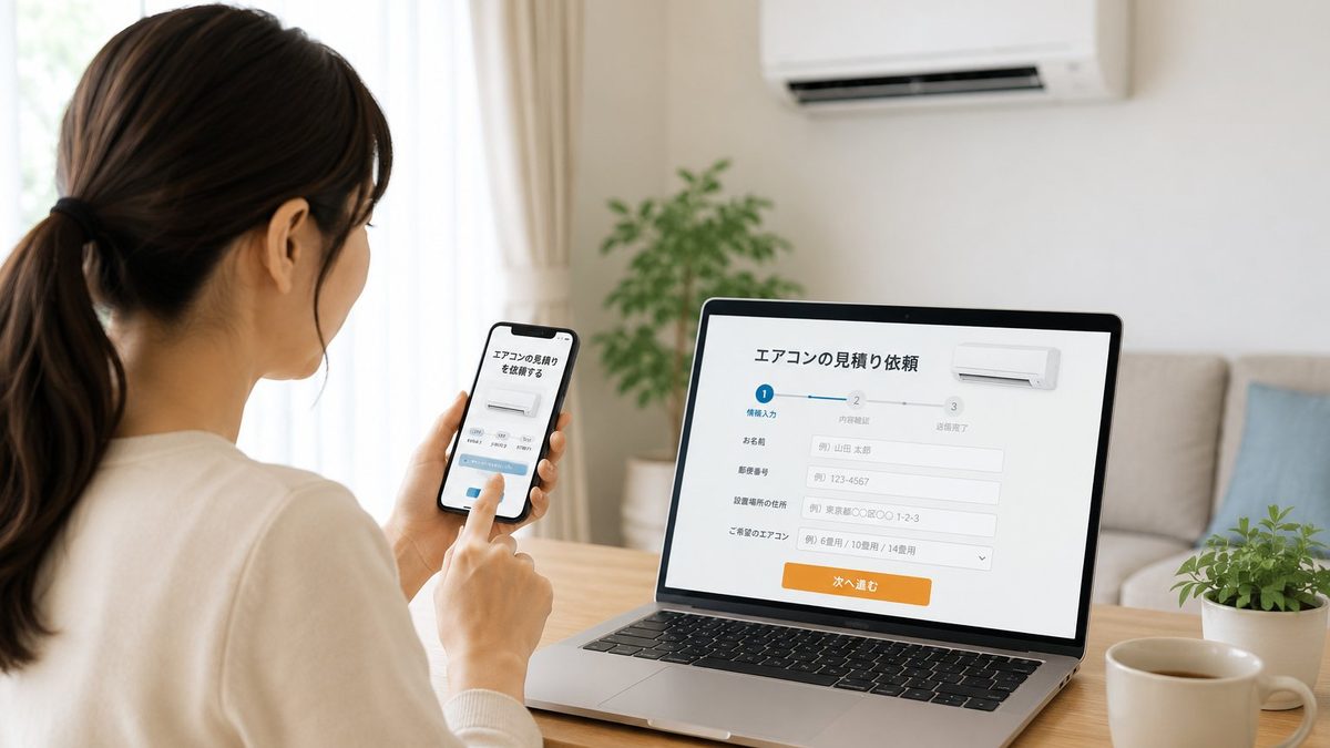 Web見積もりフォームから相談