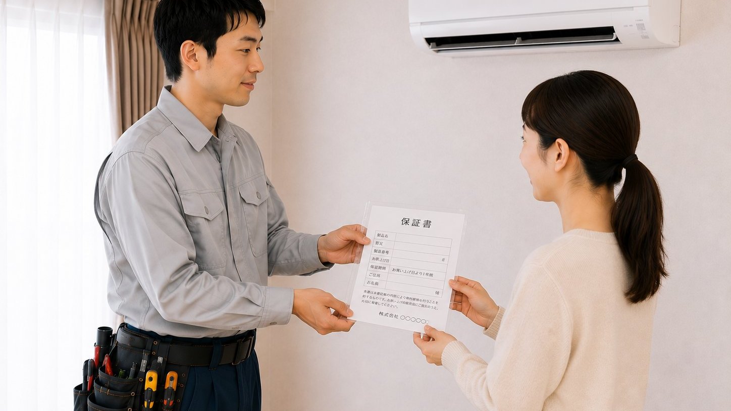 保証書のお引き渡し